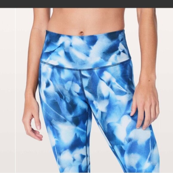 Lululemon Wunder Under Hi-Rise Tight *Full-On Luxtreme 28"Blush Blossom Alpine - Picture 4 of 9